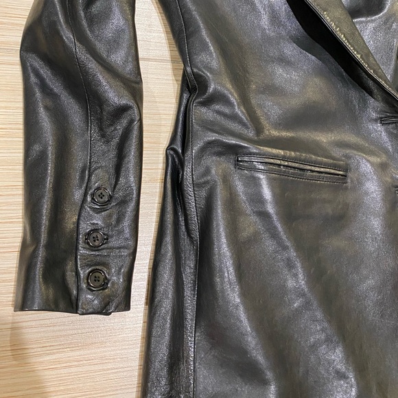 Ann Demeulemeester Archival Lamb Leather Coat Dress - Picture 11 of 11